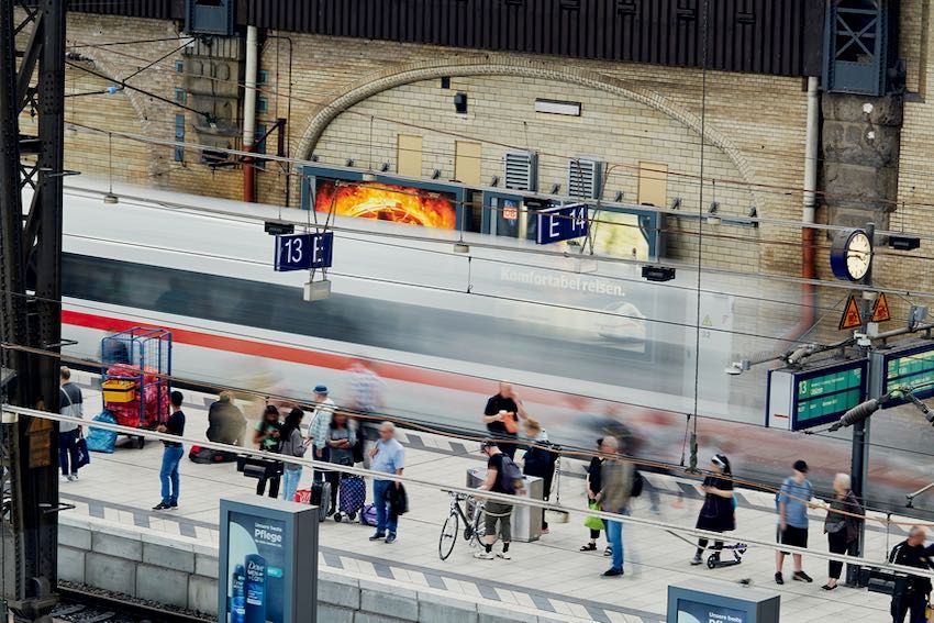 Deutsche Bahn Hamburg station